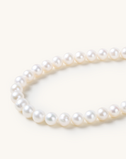 Lunar Radiance Pearl Necklace, 7-8mm, 5A