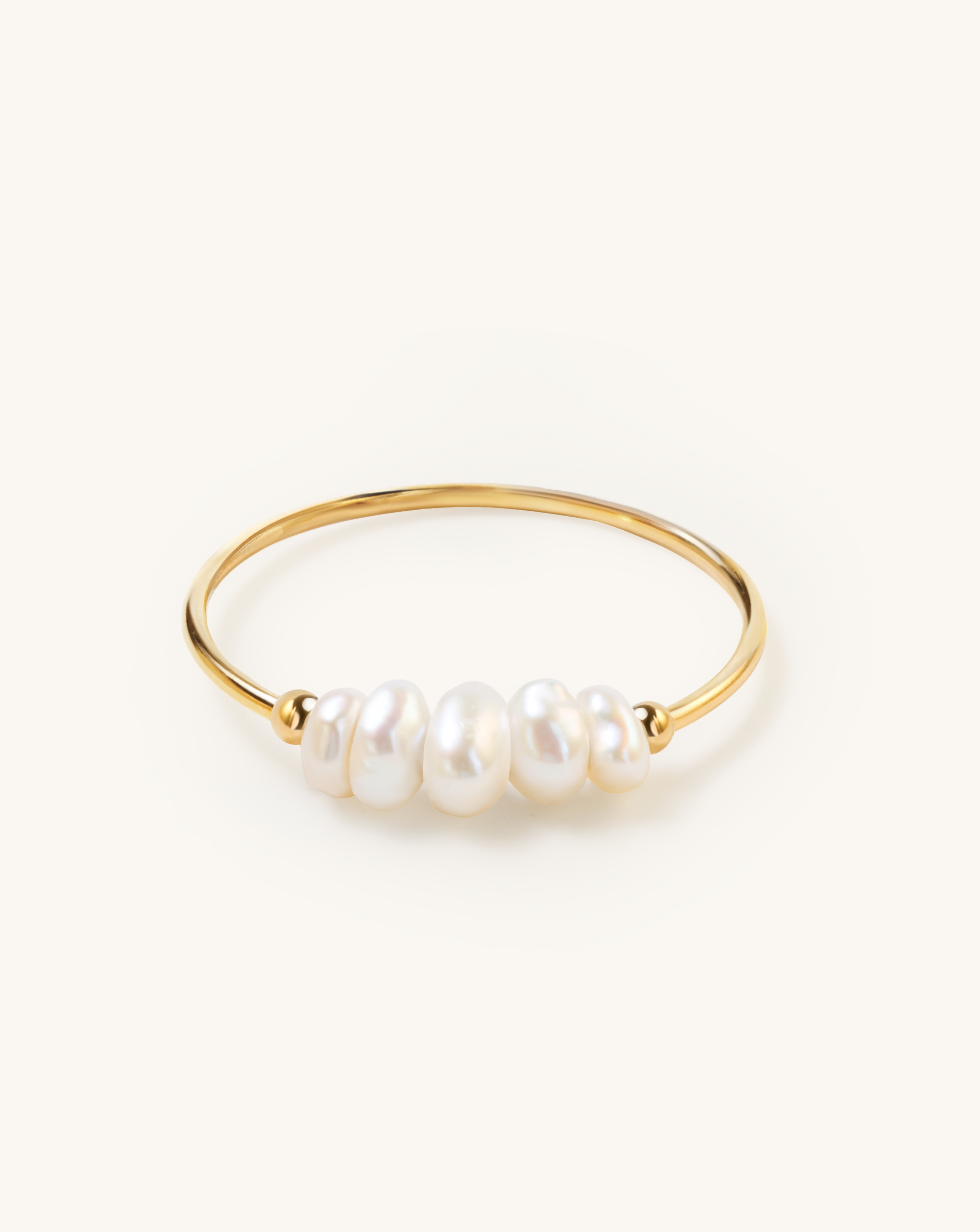 Quick Chic Pearl Ring, 3-4mm, 3A