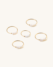 Quick Chic Pearl Ring, 3-4mm, 3A