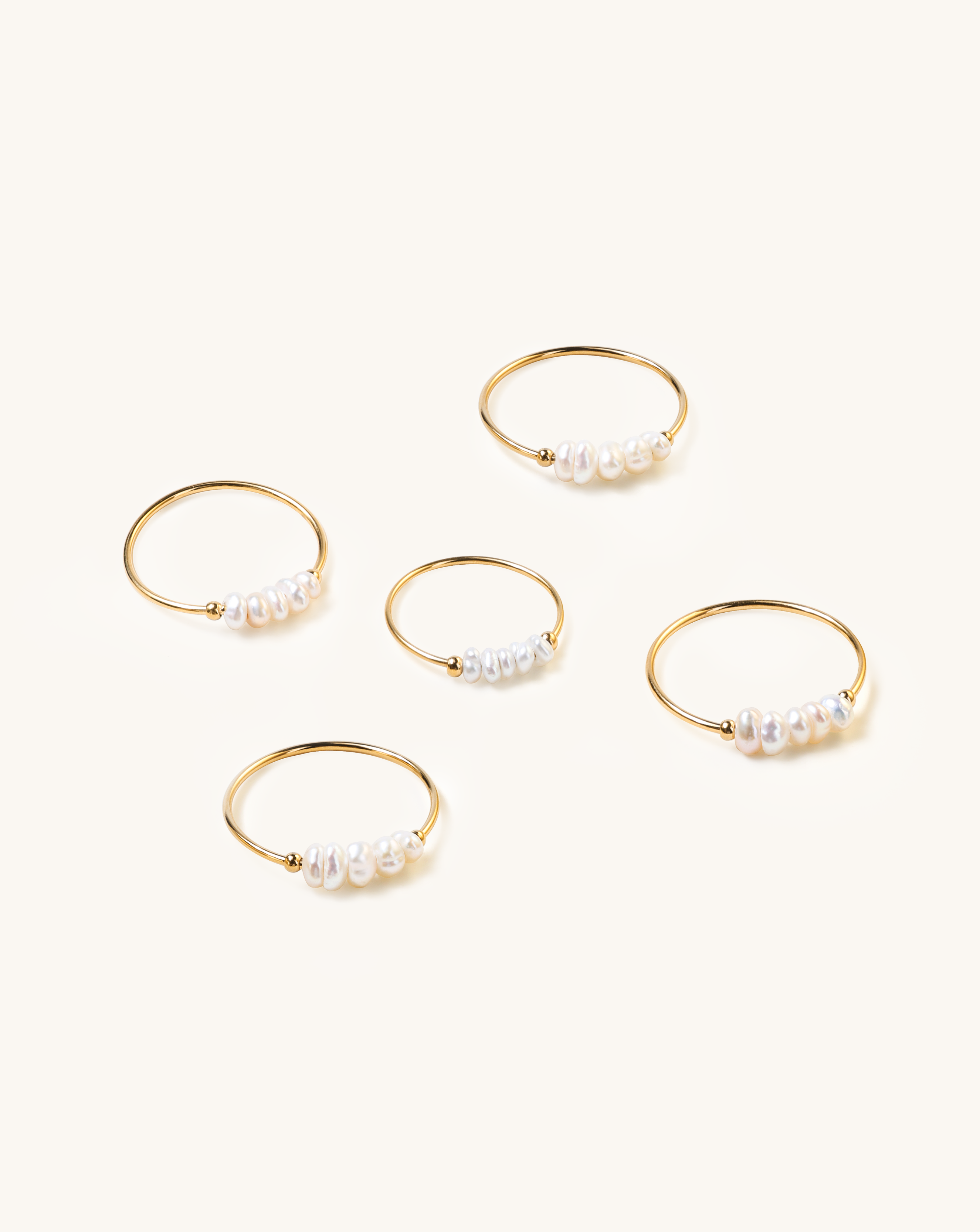 Quick Chic Pearl Ring, 3-4mm, 3A