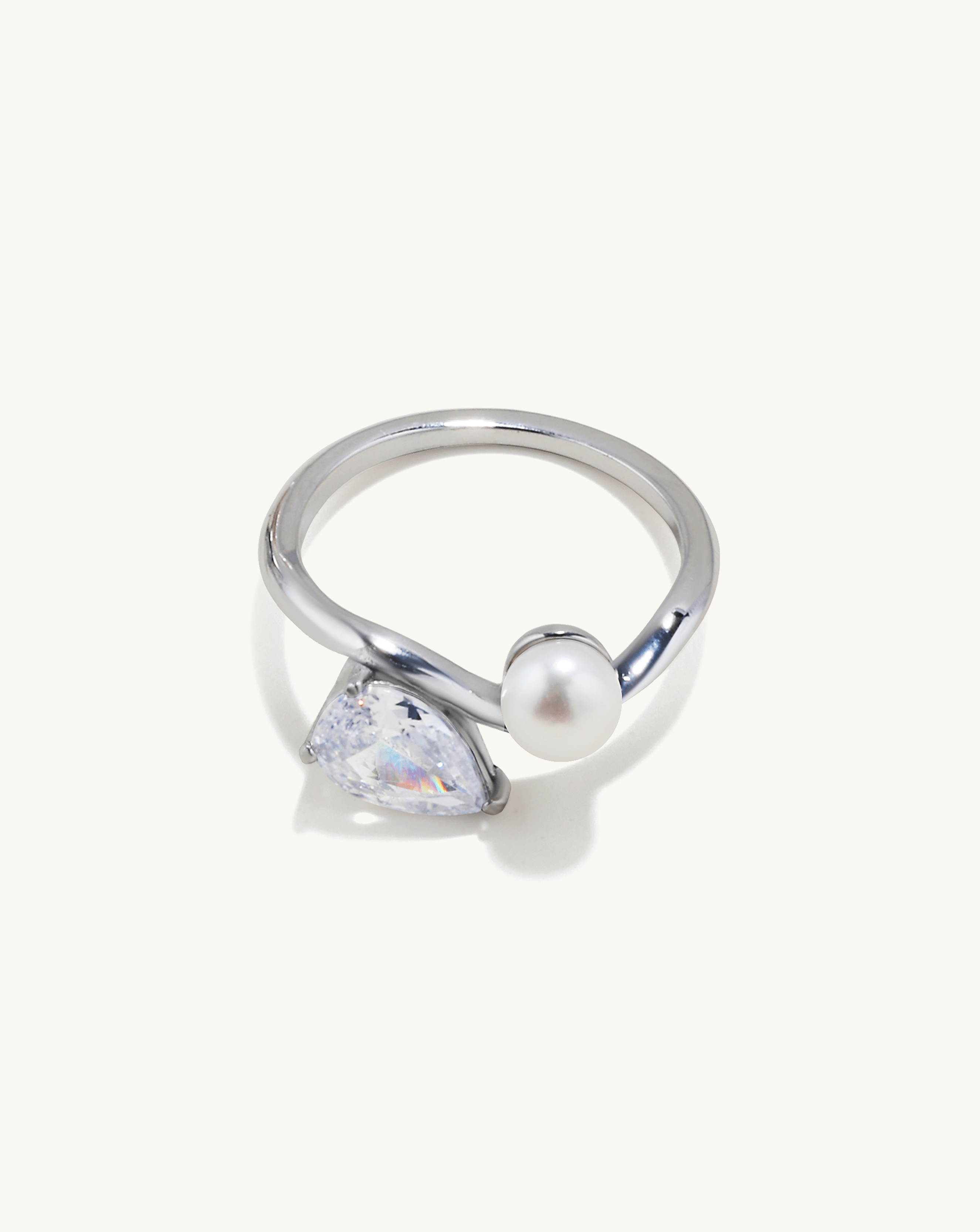 Dual Spark Ring, 5 - 6mm, 4A - PERLVOYA