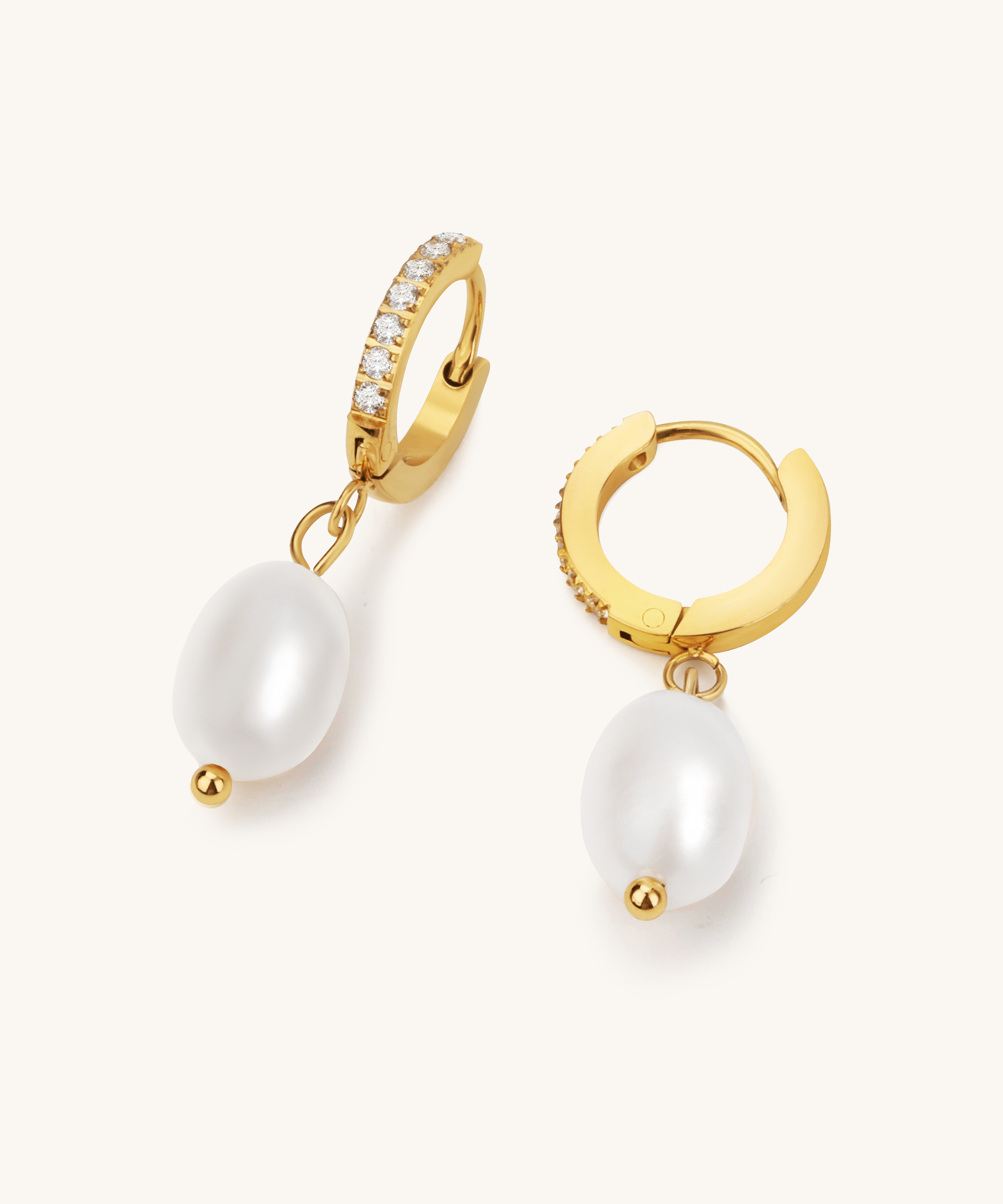 Easy Breeze Pearl Drops Earrings, 7 - 8mm, 3A - PERLVOYA