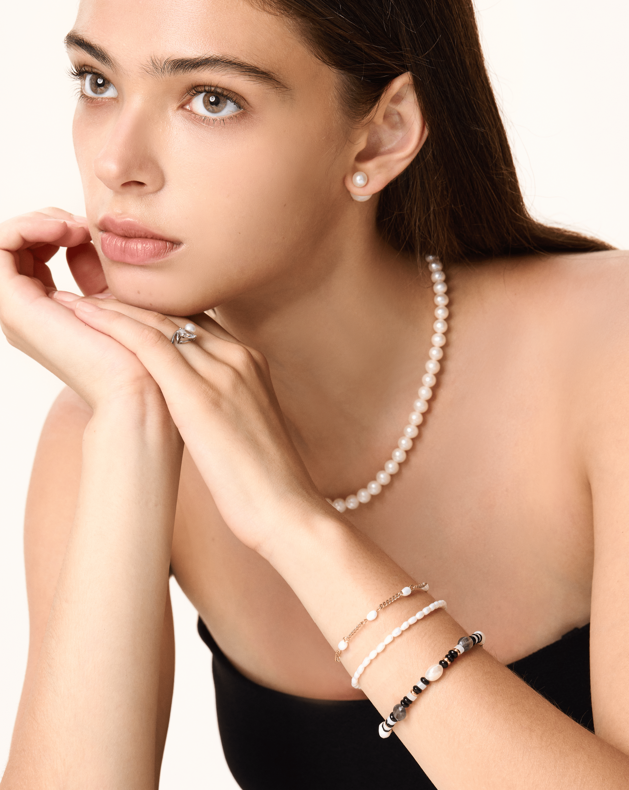 Joyful Moments Pearl Bracelet, 3 - 4mm, 4A - PERLVOYA