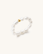 Millet shaped Pearl Bead Ring, 3 - 4mm, 4A - PERLVOYA