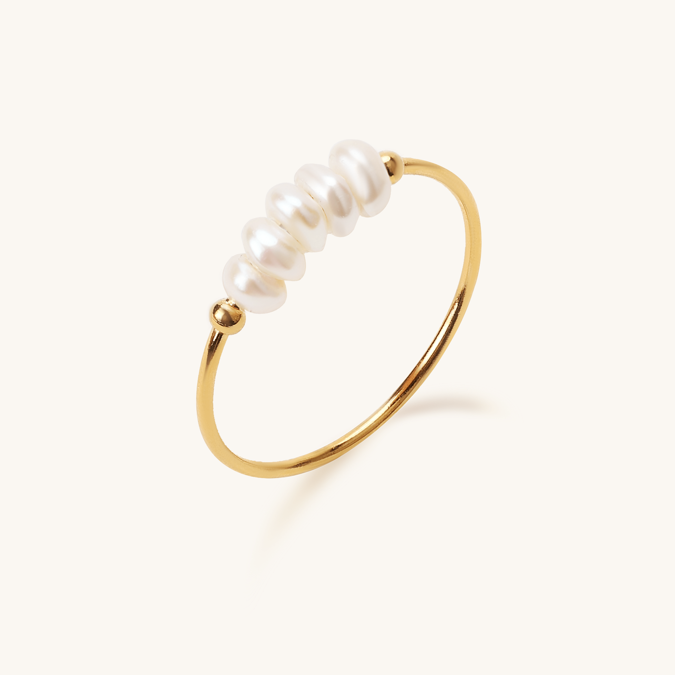 Quick Chic Pearl Ring, 3 - 4mm, 3A - PERLVOYA