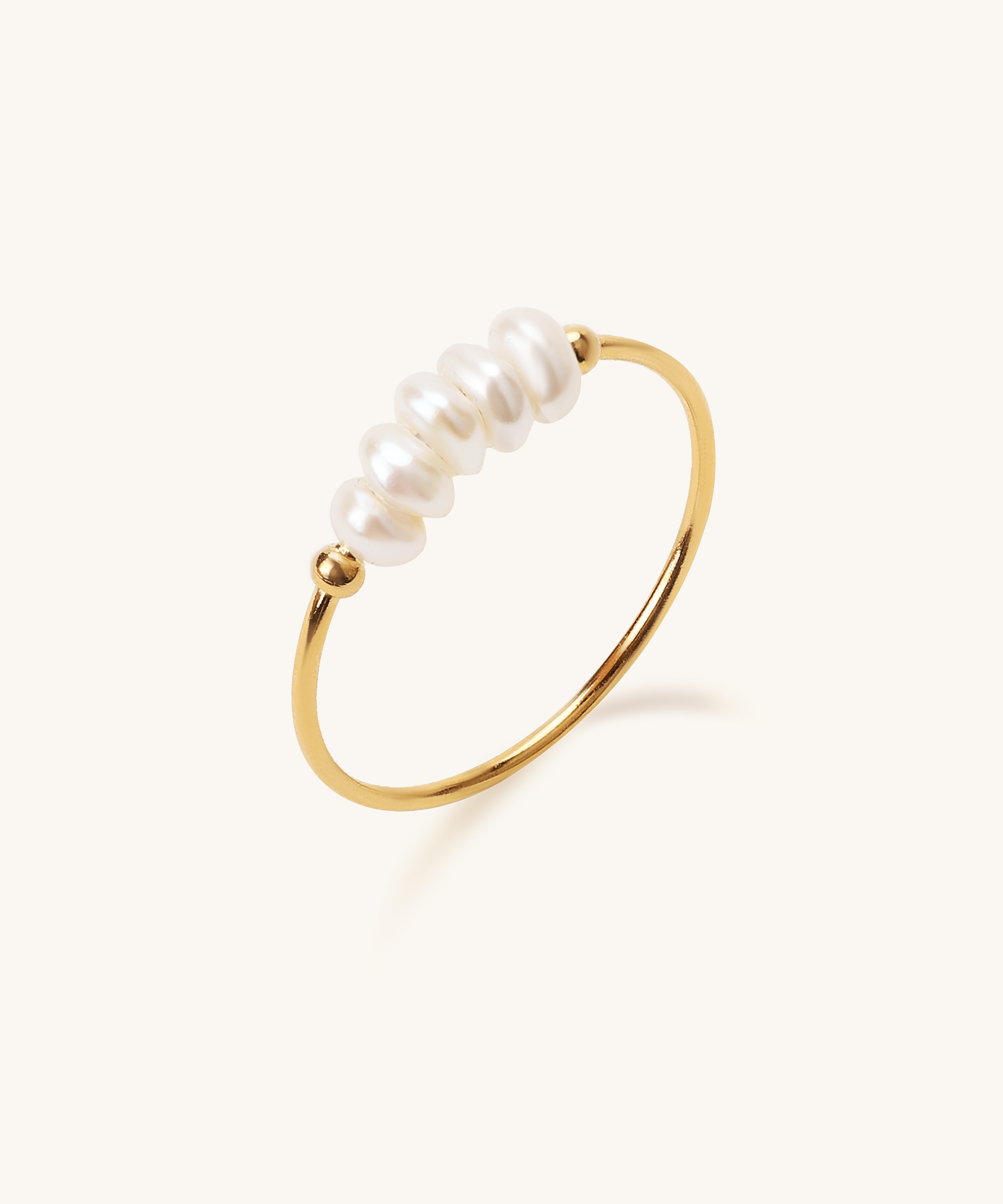 Quick Chic Pearl Ring, 3 - 4mm, 3A - PERLVOYA