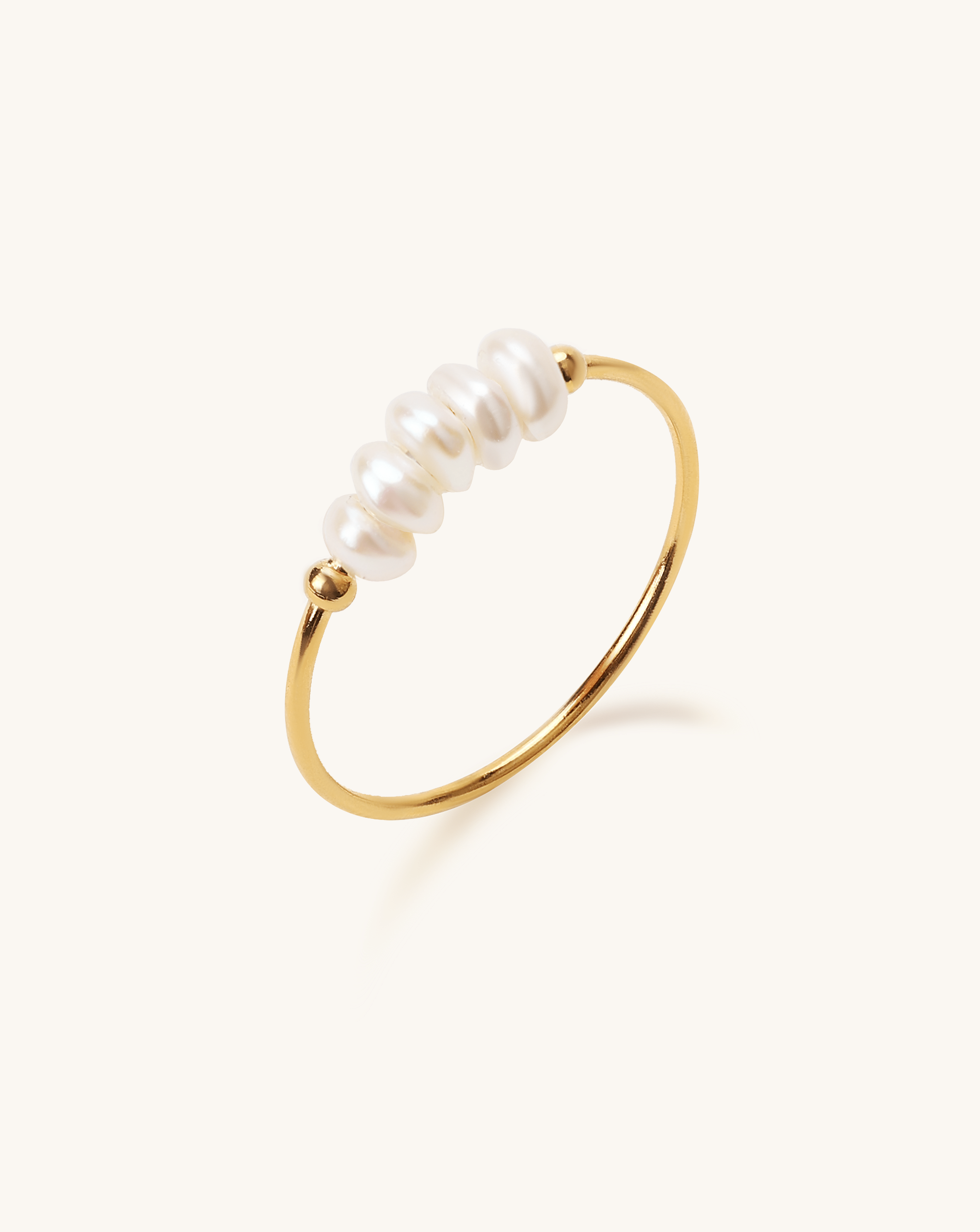 Quick Chic Pearl Ring, 3 - 4mm, 3A - PERLVOYA