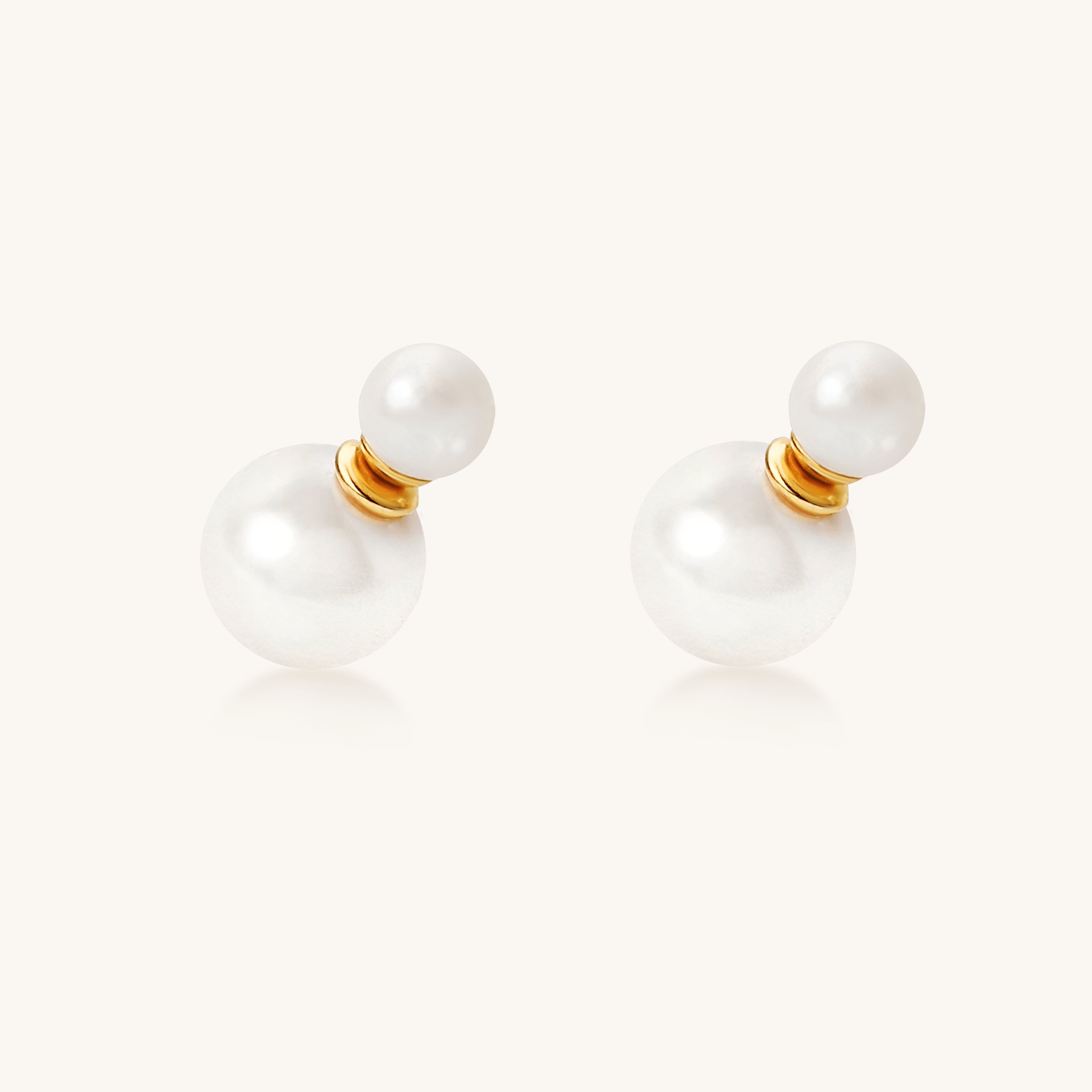 Reversible Charm Pearl Earring, 11 - 12mm, 7 - 8mm, 5A - PERLVOYA