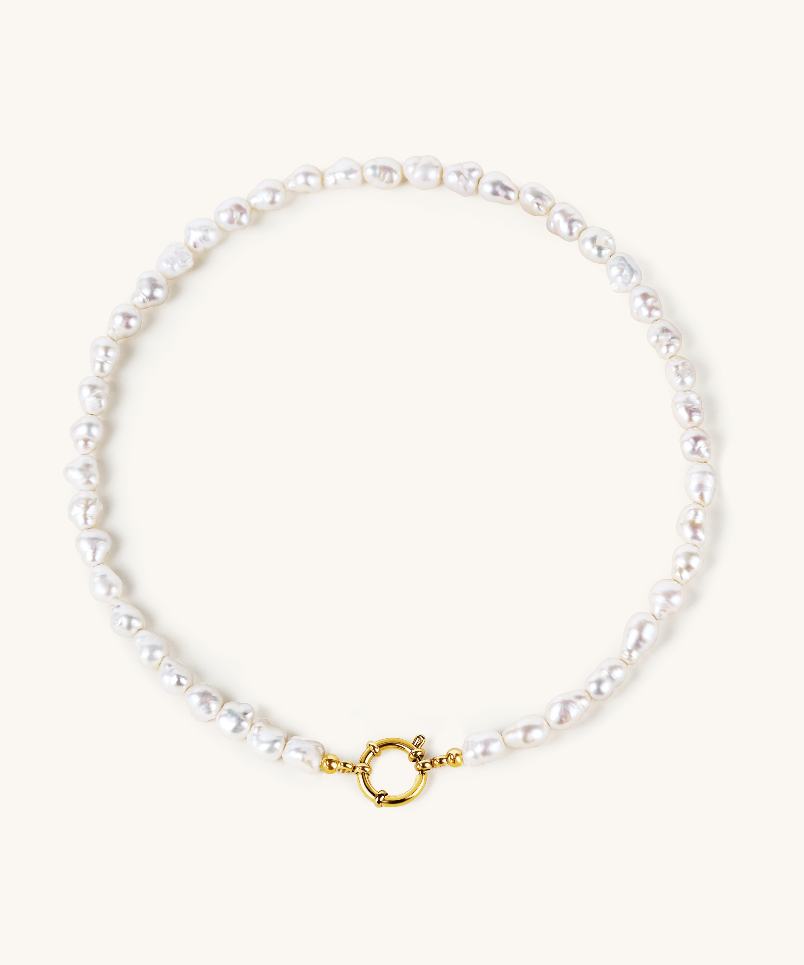 Unique Baroque Pearl Necklace, 7 - 9mm, 3A - PERLVOYA