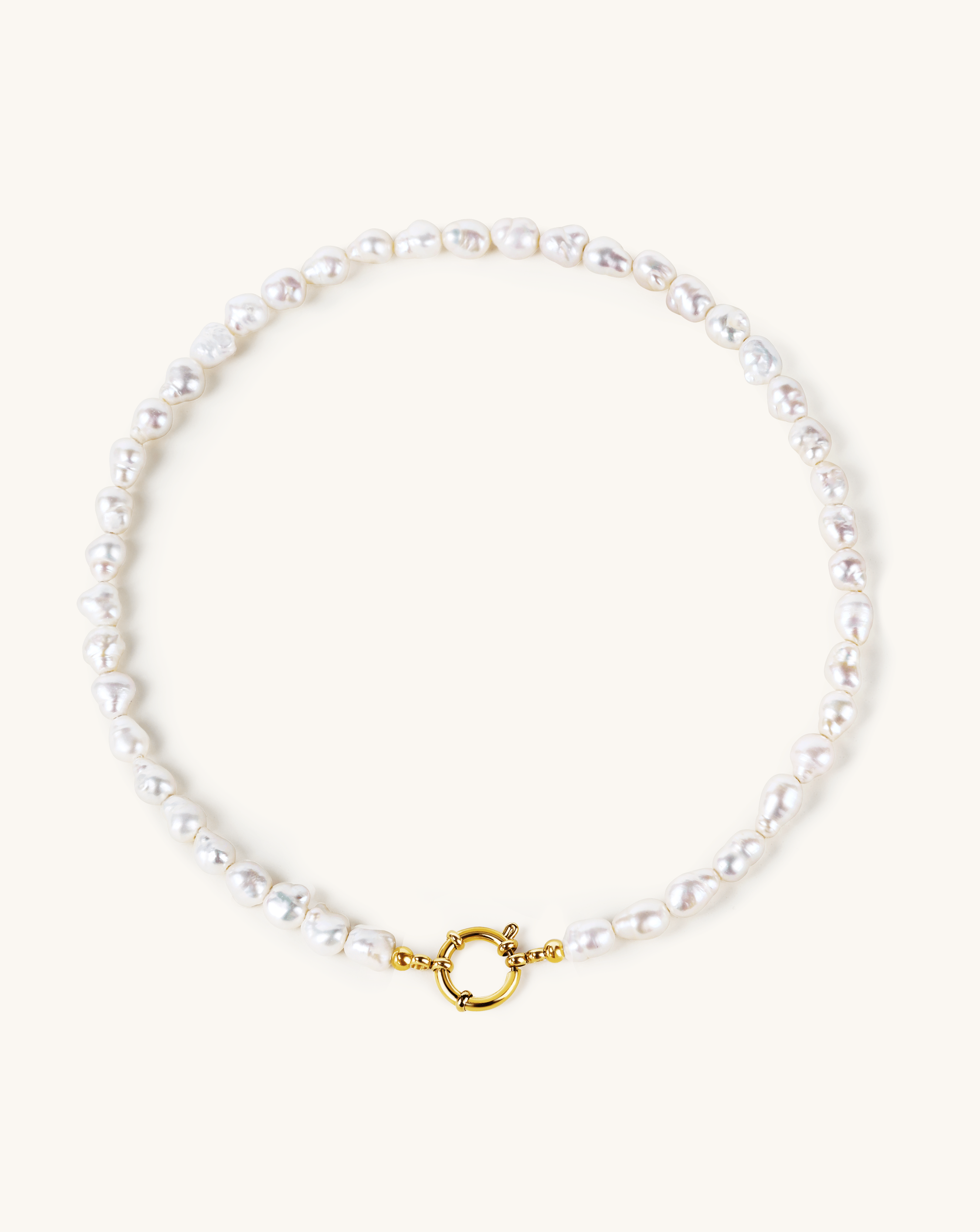 Unique Baroque Pearl Necklace, 7 - 9mm, 3A - PERLVOYA